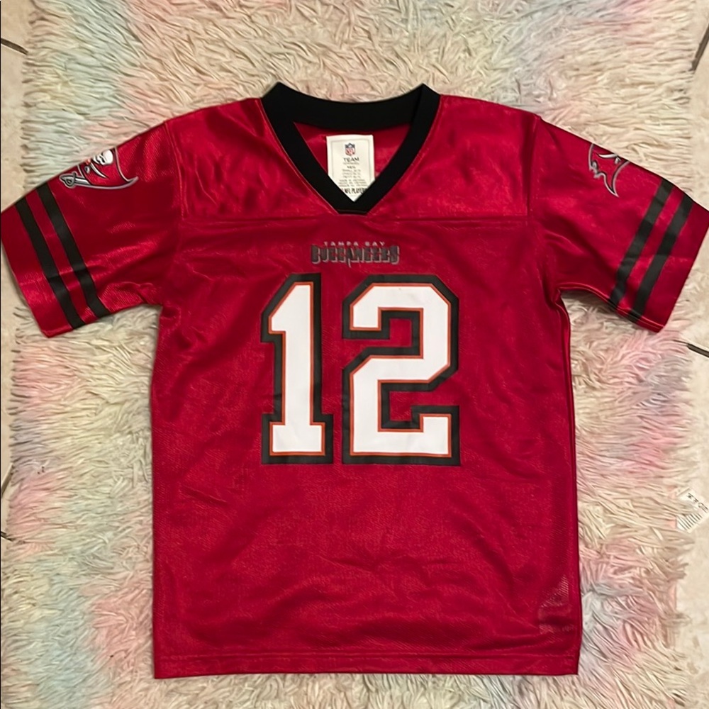 Kids Red Bucs Sports Jersey